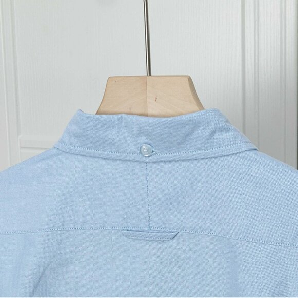 Thom Browne Blue Oxford Long Sleeved Shirt - Picture 7 of 10